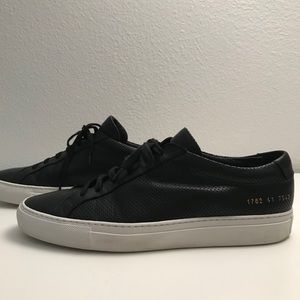 Men’s Black Perforated Common Projects